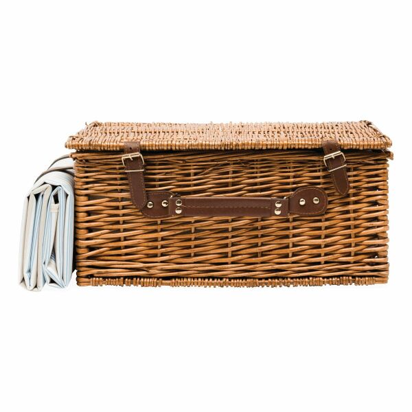 MADISON PARK - Picknickmand beige, blauw, bruin MADISON PARK - Picknickmand beige, blauw, bruin