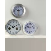 ABS wandklok Ali - zilver