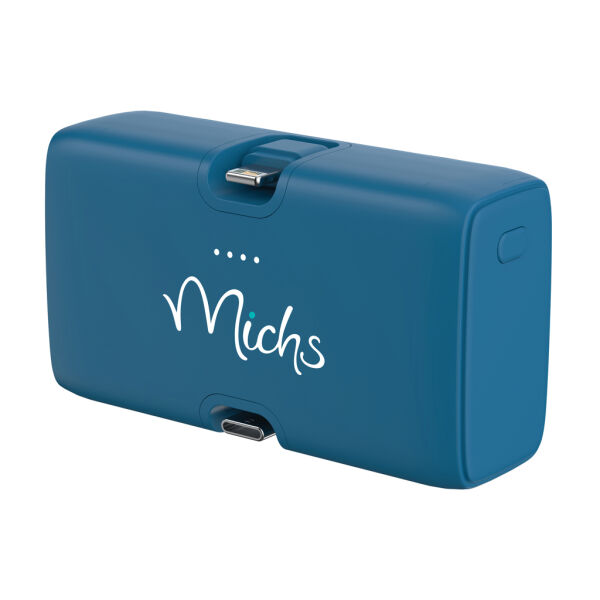 Urban Vitamin Los Angeles RCS rplastic 20W PD powerbank, blauw Urban Vitamin Los Angeles RCS rplastic 20W PD powerbank, blauw