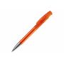 Balpen Avalon metal transparant - Transparant Oranje