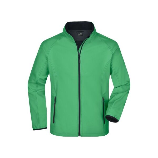 Men's Promo Softshell Jacket green/navy 3XL Men's Promo Softshell Jacket green/navy 3XL