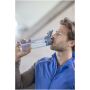Theron 700 ml RCS-waterfles van gerecycled plastic met een deksel met dubbele functie en een uitklapbaar rietje - Transparant helder Theron 700 ml RCS-waterfles van gerecycled plastic met een deksel met dubbele functie en een uitklapbaar rietje - Transparant helder