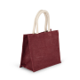 Shopper van jutecanvas - middelgroot model Light Rosewood One Size