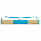 RAFIA - Strandmat van natuurlijk stro - Turquoise RAFIA - Strandmat van natuurlijk stro - Turquoise