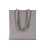 Shopper van canvaskatoen Metal Grey One Size