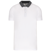 White / Dark Grey Heather