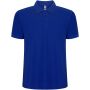 Pegaso Premium kinderpolo met korte mouwen - Blauw - 3/4