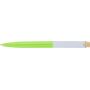 Recycled ABS ballpen Zian lime