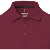 Calgary damespolo met korte mouwen - Bordeaux rood - 2XL