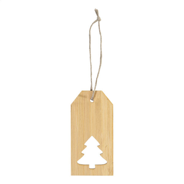 BamTag - bamboe cadeau label, kerstboom BamTag - bamboe cadeau label, kerstboom