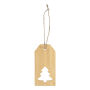 BamTag - bamboe cadeau label, kerstboom BamTag - bamboe cadeau label, kerstboom