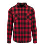 Checked Flannel Shirt black/red S