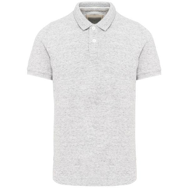 Vintage herenpolo met korte mouwen