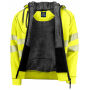 6130 Hoodjacket YELLOW/BLACK XS