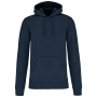 Ecologische herensweater met capuchon French Navy Heather 5XL Ecologische herensweater met capuchon French Navy Heather 5XL
