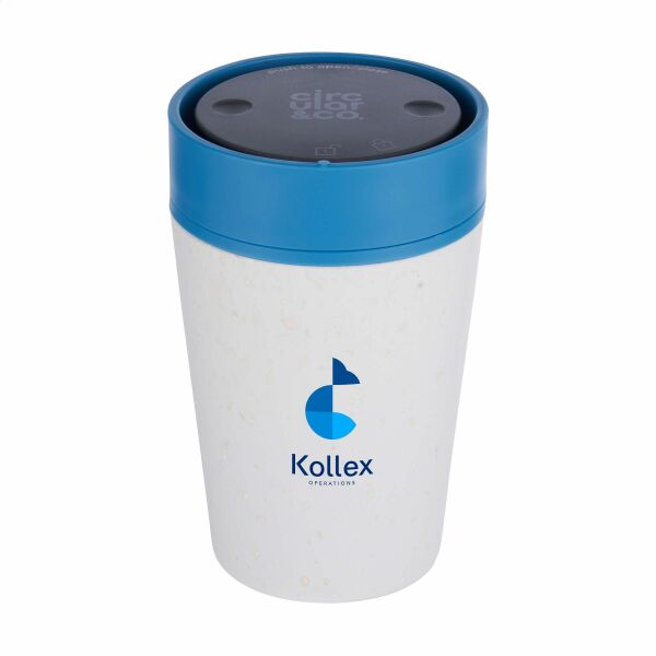 Circular&Co Recycled Coffee Cup 227 ml Kaffeebecher - weiß/blau Circular&Co Recycled Coffee Cup 227 ml Kaffeebecher - weiß/blau