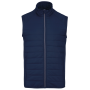 BODYWARMER IN TWEE STOFFEN Sporty Navy 3XL