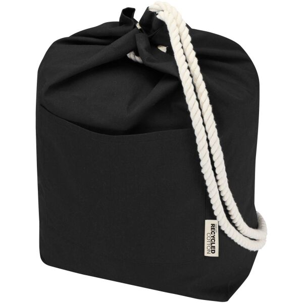 Florida 270 g/m² GRS gerecyclede sailor duffel bag 15 l - Zwart Florida 270 g/m² GRS gerecyclede sailor duffel bag 15 l - Zwart