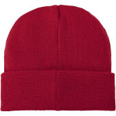 Boreas beanie met patch - Rood Boreas beanie met patch - Rood
