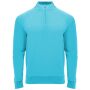 Epiro 200 g/m² long sleeve unisex quarter zip sweatshirt - Fluor Turquoise - 3XL Epiro 200 g/m² long sleeve unisex quarter zip sweatshirt - Fluor Turquoise - 3XL