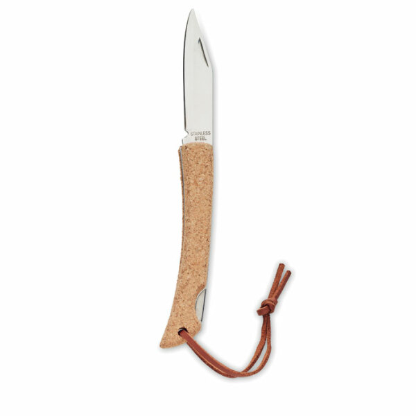BLADEKORK - Opvouwbaar mes met kurk