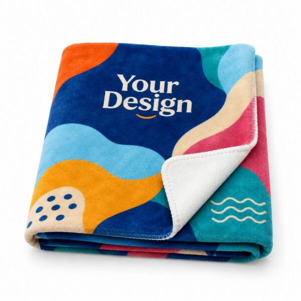Custom-made plaid 130 x 155 (full colour) met 250gsm Custom-made plaid 130 x 155 (full colour) met 250gsm