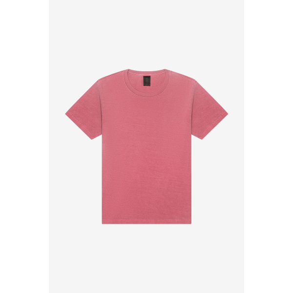 Dik uniseks t-shirt met vintage wash Washed red XXL Dik uniseks t-shirt met vintage wash Washed red XXL