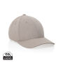 Milo AWARE™ recycled heather 6 paneel cap 200gr, gebroken wit