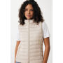 IQONIQ Meru dames gerecycled polyester bodywarmer, beige (XXXL)