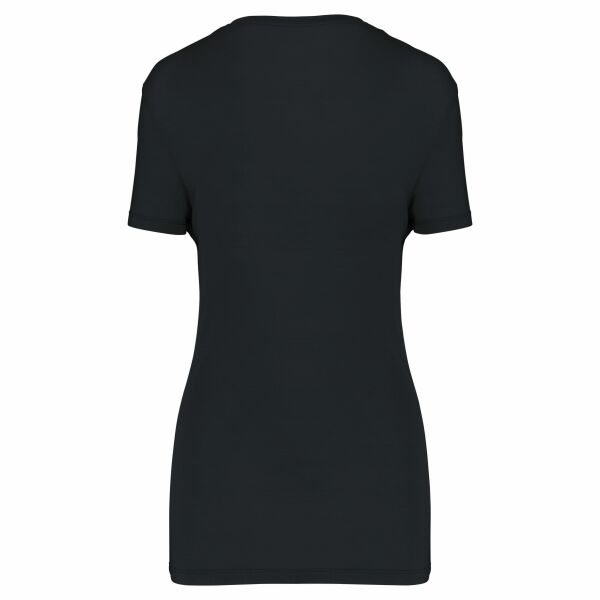 100% Lyocell TENCEL™ dames T-shirt black XS 100% Lyocell TENCEL™ dames T-shirt black XS