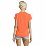 SPORTY WOMEN - SPORTYdames t-shirt 140g - XXL - Neon Oranje