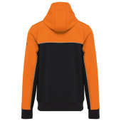 3-laags unisex softshelljas Black / Orange XS