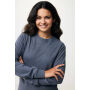 IQONIQ Denali gerecycled katoen sweater ongeverfd, heather navy (XXXL)