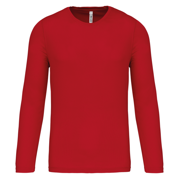 T-shirt de sport manches longues homme Red XXL T-shirt de sport manches longues homme Red XXL