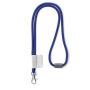 Polyester 2-kleurige koord-lanyard met full color label