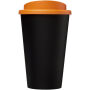 Americano® geïsoleerde beker van 350 ml - Oranje/Zwart