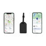 Globefind Dual RCS luggage tag met wereldwijd localiseren, zwart