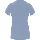 Capri damesshirt met korte mouwen - Zen Blue - 3XL