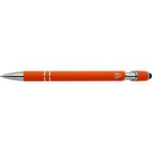 Recyclede aluminium balpen Primo oranje