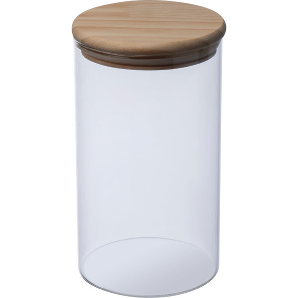 Voorraadpot van borosilicaatglas, 1000 ml