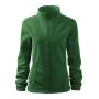 Fleece women's Jacket bottle green XS