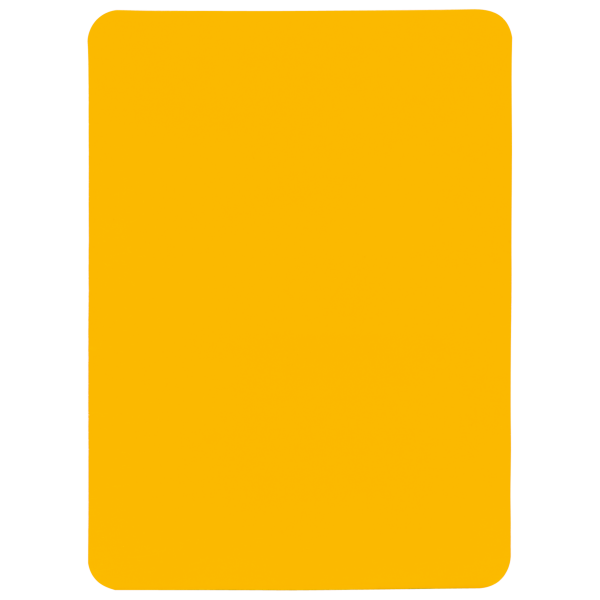 Scheidsrechter kaarten Yellow One Size Scheidsrechter kaarten Yellow One Size