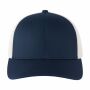 E-Flex Organic Trucker Cap - Navy/Wit