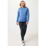 Iqoniq Denali gerecycled katoen sweater ongeverfd, heather blue (XXS)