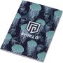 Austen novelle A6 notitieboek met zachte cover, 50 vellen - Blauw