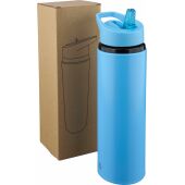 Gerecyclede RVS drinkfles (500 ml) Zeno zwart