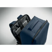 CITYFLOW - RPET rugzak met vacuümzak 18L - Marineblauw