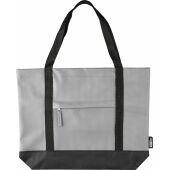 rPET polyester (600D) draagtas Lumi grijs