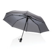 21" Impact AWARE™ RPET 190T mini auto open paraplu, antraciet