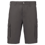 Lichte herenbermuda met diverse zakken Light Charcoal 50 FR